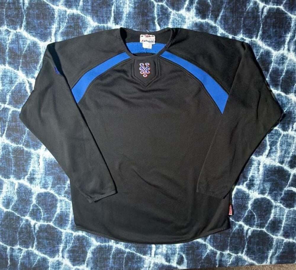 Majestic New York Mets MLB Therma Base Authentic Collection Long Sleeve Shirt